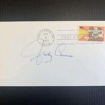 Judy Canova signed first day cover 