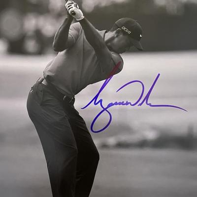 Tiger Woods signed photo