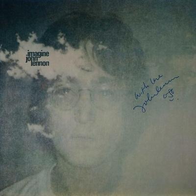 John Lennon signed Imagine album