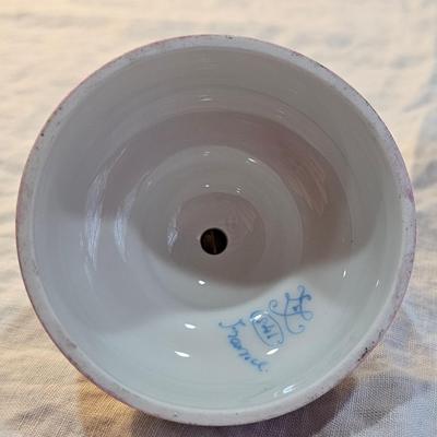 Covered Urn, Jar with lid Sevres Hand painted Porcelain France