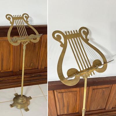 Adjustable Brass Music Stand