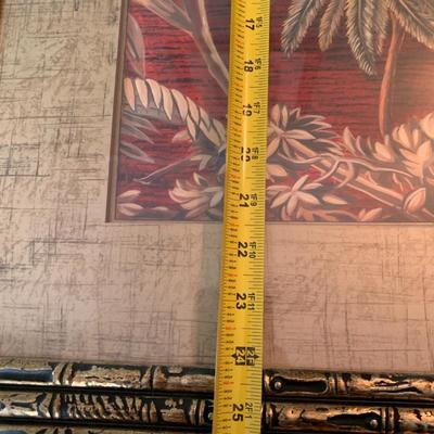 FRamed Tropical print