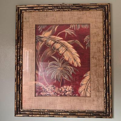 FRamed Tropical print