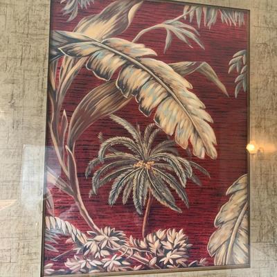 FRamed Tropical print