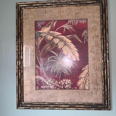 FRamed Tropical print