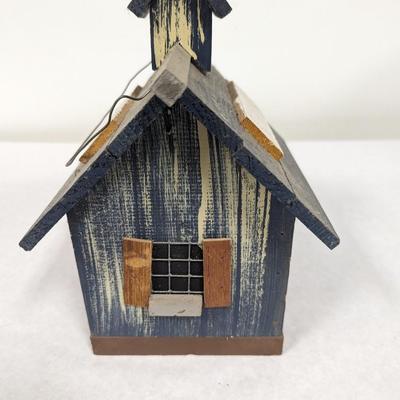 Hand Crafted Wood School Birdhouse