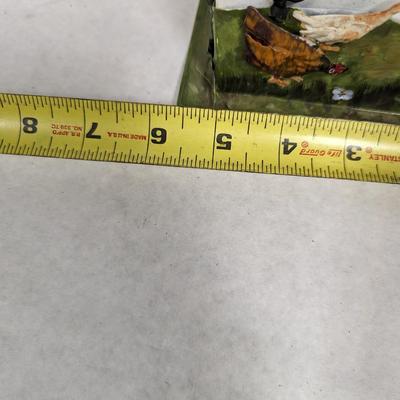 Metal Painted Birdhouse