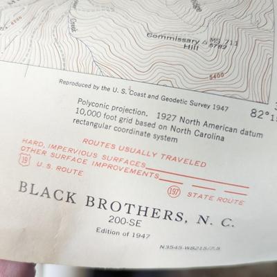 Storage Locker Full Of Maps Tennessee Valley Pisgah Forest & More