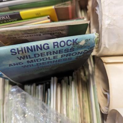 Storage Locker Full Of Maps Tennessee Valley Pisgah Forest & More