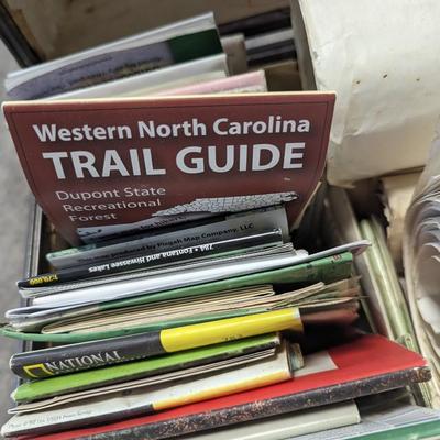 Storage Locker Full Of Maps Tennessee Valley Pisgah Forest & More