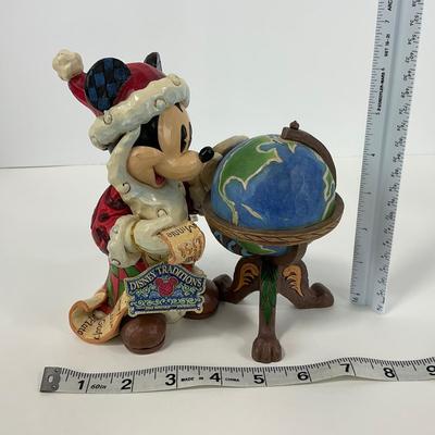 -7- JIM SHORE | Enesco Old World Mickey Mouse Santa Figure | #4033271