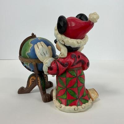 -7- JIM SHORE | Enesco Old World Mickey Mouse Santa Figure | #4033271