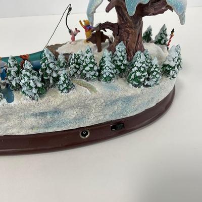 -9- BRADFORD EXCHANGE | Disney Christmas Cove Sculpture