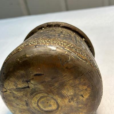 Small Engraved Copper Bowl
