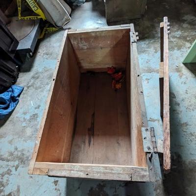Hand Crafted Wooden Trunk