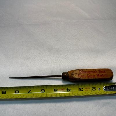 Vintage Schwegmannâ€™s Ice Pick