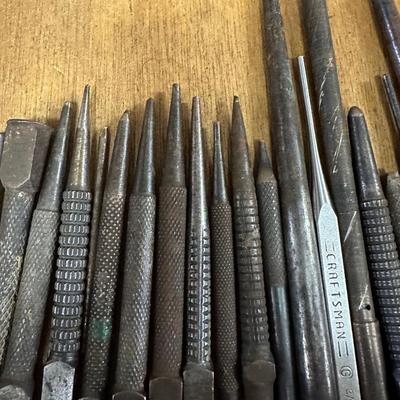 Center Punch & Anvil Lot.