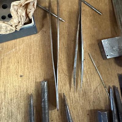 Center Punch & Anvil Lot.