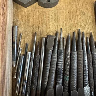 Center Punch & Anvil Lot.