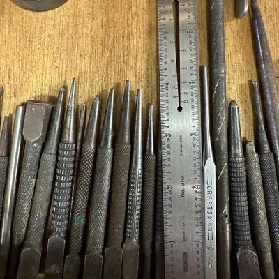 Center Punch & Anvil Lot.