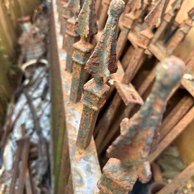 Antique Wrought Iron Fencing (see description)