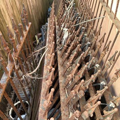 Antique Wrought Iron Fencing (see description)