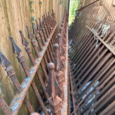 Antique Wrought Iron Fencing (see description)