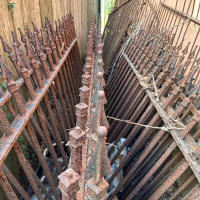 Antique Wrought Iron Fencing (see description)