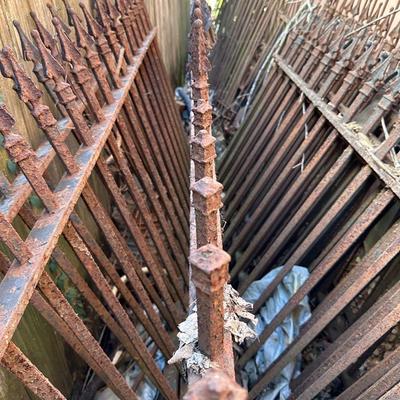 Antique Wrought Iron Fencing (see description)