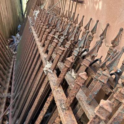 Antique Wrought Iron Fencing (see description)
