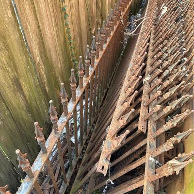 Antique Wrought Iron Fencing (see description)