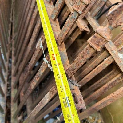 Antique Wrought Iron Fencing (see description)