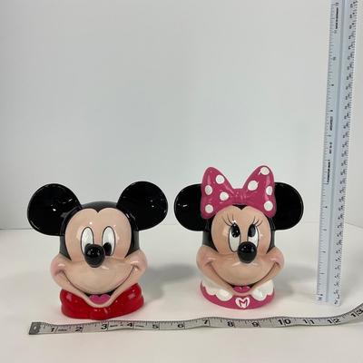 -18- ENESCO | Mickey Mouse & Minnie Mouse | Savings Banks