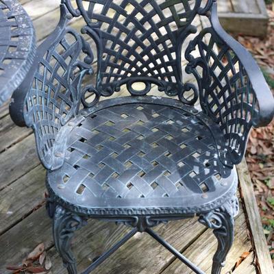 Bistro Set of Two Chairs and Table