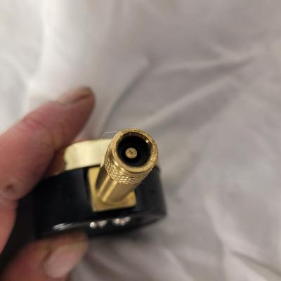 Monkey grip brass tire guage