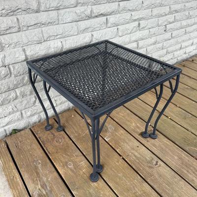 Wrought Iron Stacking Tables (2)