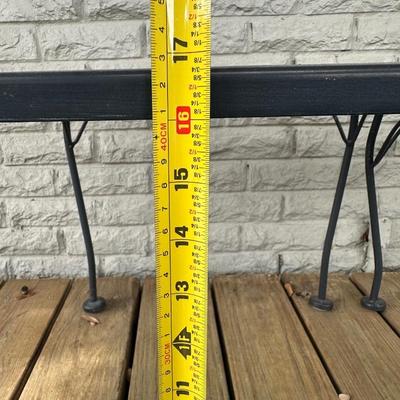 Wrought Iron Stacking Tables (2)