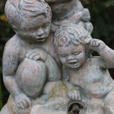 Large Cement Water Fountain (See Details)