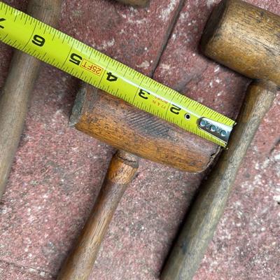 Wooden Mallet Lot