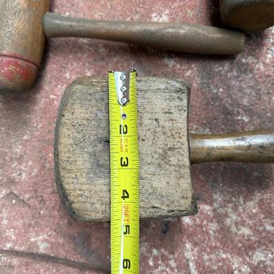 Wooden Mallet Lot