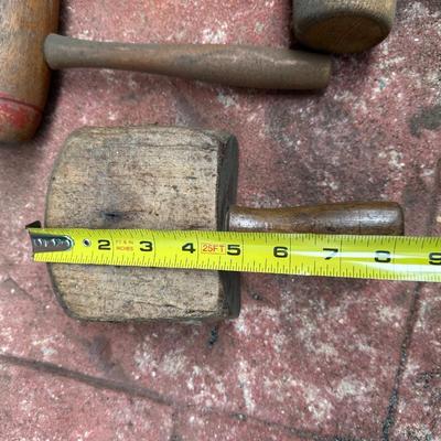 Wooden Mallet Lot