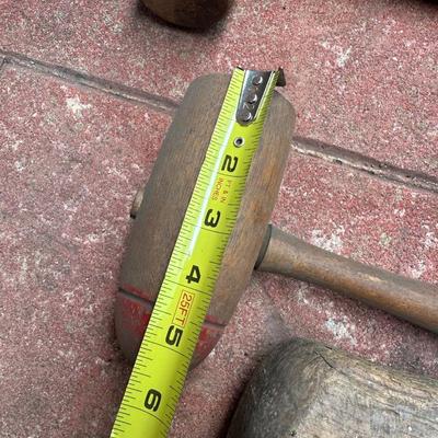 Wooden Mallet Lot