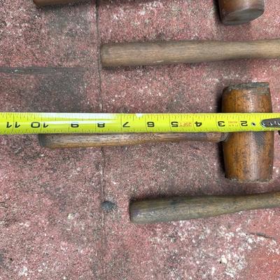 Wooden Mallet Lot