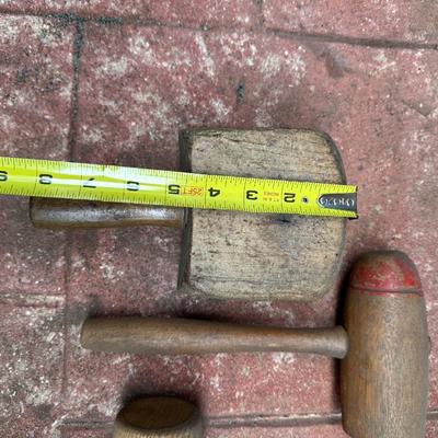 Wooden Mallet Lot