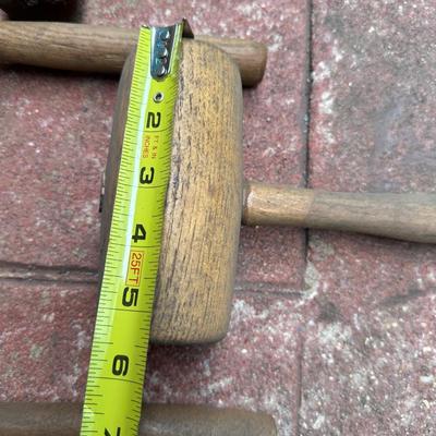 Wooden Mallet Lot