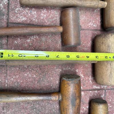 Wooden Mallet Lot
