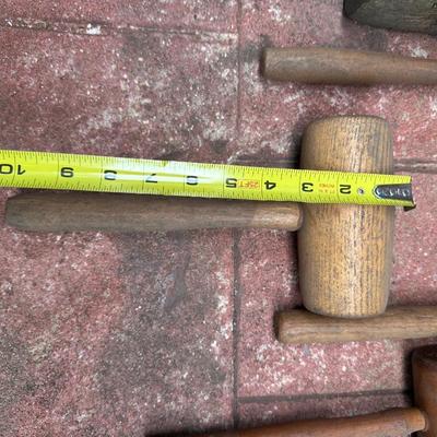 Wooden Mallet Lot