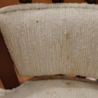 Two Wood Chairmaster Barstools (2)