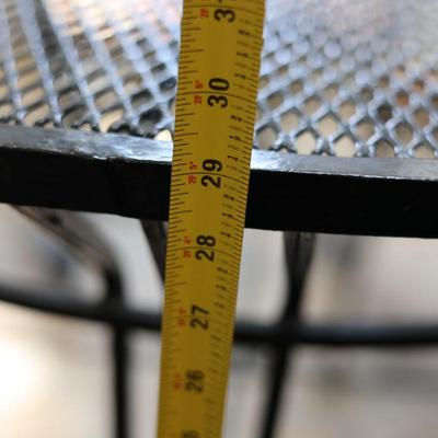Wrought Iron Table and Four Chairs - Kept Indoors