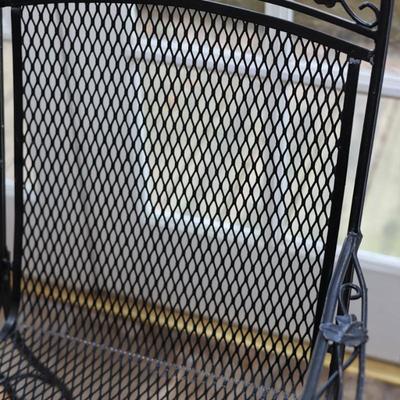 Wrought Iron Table and Four Chairs - Kept Indoors